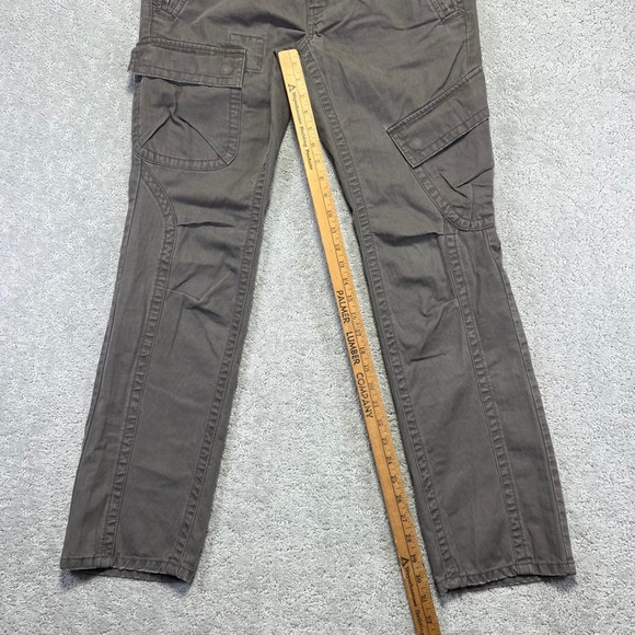 Eddie Bauer Cargo Pants Womens Size 8 Brown Cotton Utility Outdoor Low Rise - Picture 10 of 14
